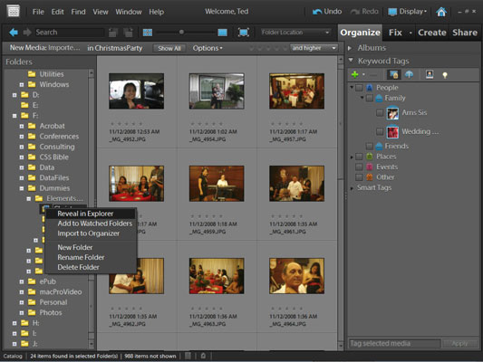Choose Folder Location from the Display menu and then right-click to open a contextual menu.