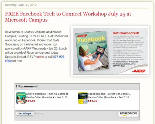 Inserting links to related products for sale on your blog post.