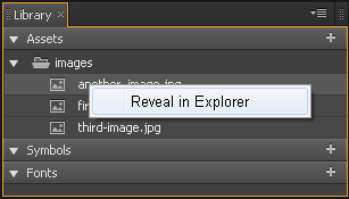 Navigate to the folder from which you imported the image.