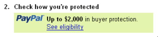 The amount of PayPal Buyer Protection can vary from seller to seller.