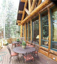 Aim for a comfortable get away feeling when decorating with the Lodge Look.
