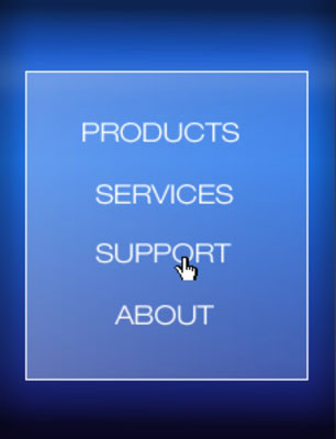 Put simple text links inside a container to set it apart from the page design and imply interactivi