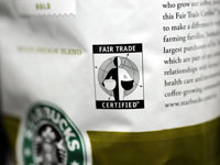 The Fairtrade mark lets you know that the goods you’re buying are sustainably produced.