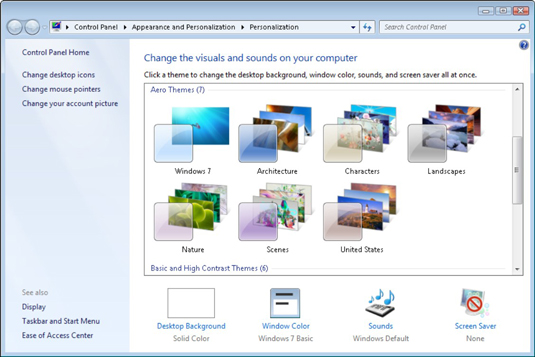 moving desktop backgrounds for windows. Click the Desktop Background