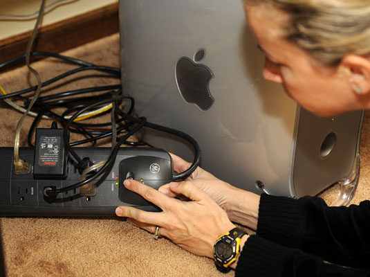 Switching off electronics for the night before switching off yourself saves the planet and your poc