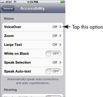 How Do I Turn Off Voiceover On My Iphone 4