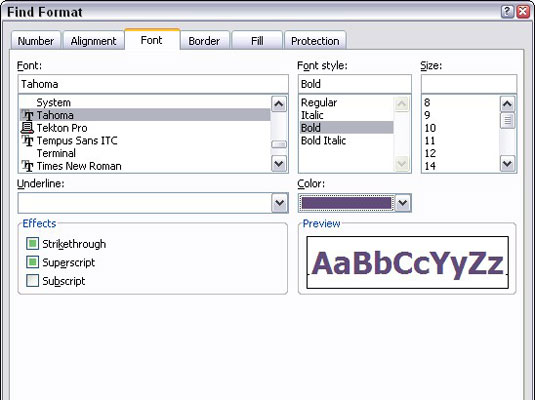 You can find cells in Excel 2007 based on Format options.