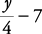 equation