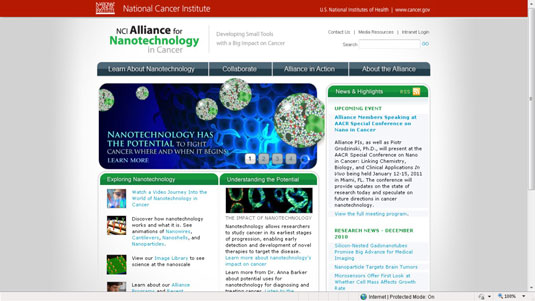 The National Cancer Institute Alliance for Nanotechnology in Cancer.