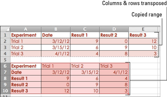 Change Rows To Columns In Excel Mac