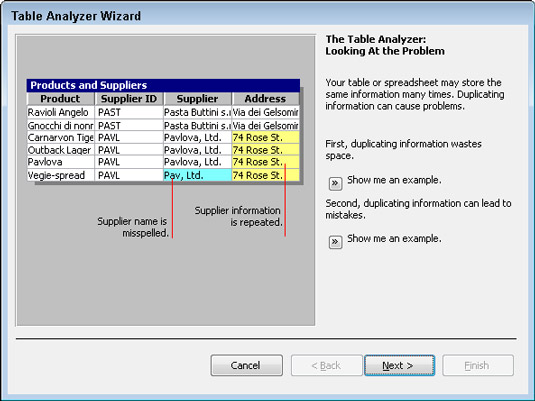 Here comes the Table Analyzer.