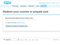 skype voucher