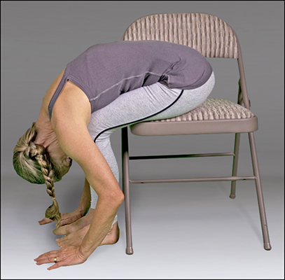 <b>Figure </b><b>8</b><b>:</b> Seated forward bend variation.