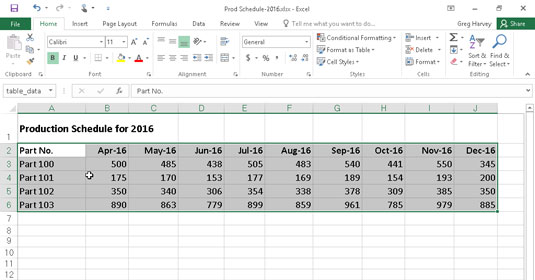 Selecting all the remaining columns of the table with AutoSelect.