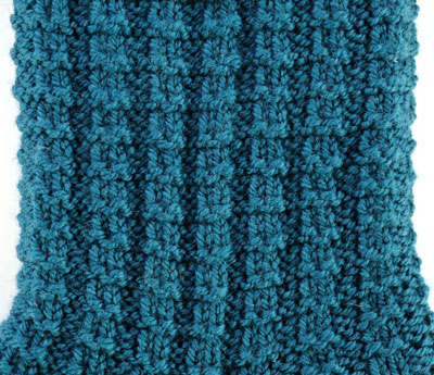 If the pattern is square, like the Waffle Pattern, the texture will appear identical whether it is