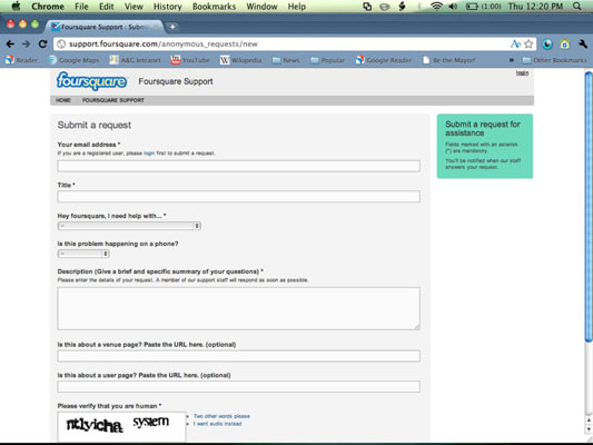 Opening a ticket with foursquare support to get some assistance.