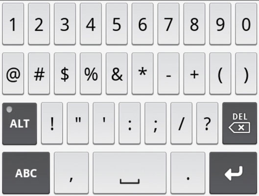 picture symbols keyboard