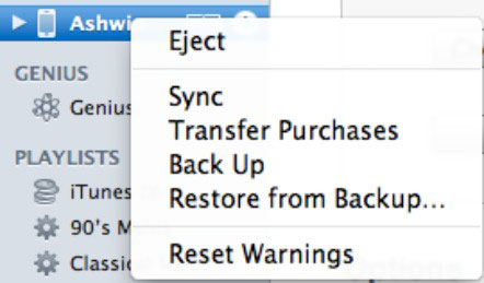 iPhone backup and restore capabilities.