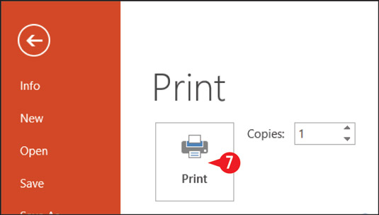 Click Print to submit the print job to your printer.