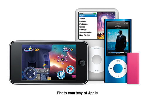 The 2009 iPod lineup: (from 2011