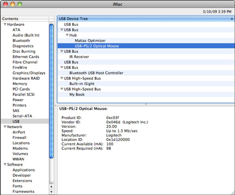 Display information about your Mac’s ports and connections.