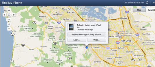 The Find my iPhone and Remote Wipe services.
