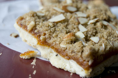 Apricot square with the lavender bit before using the Clone Stamp tool. [Credit: Focal length: 55mm