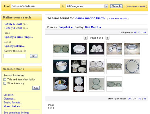 You get to see nice pictures and nothing else in the Snapshot View.