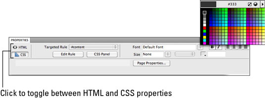 Change text attributes.
