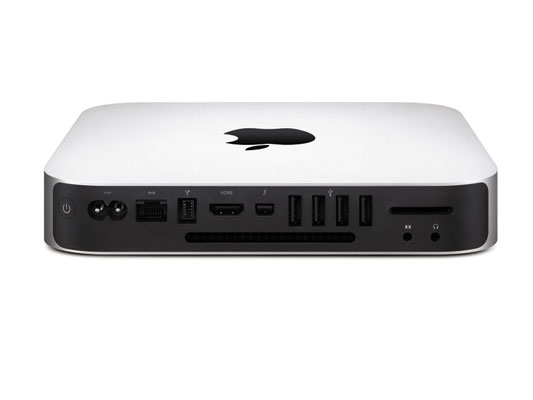 The mid-2011 Mac mini is quiet and unobtrusive and is available with two hard drives. [Credit: Phot