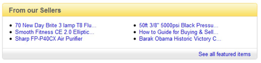 If you're lucky, your Home Page Featured listing will rotate through the home page at a premium tim