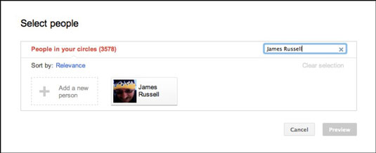 Inviting your friends or circles to play a game in Google+.