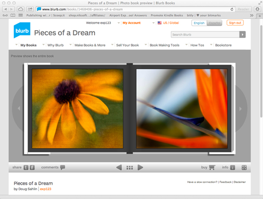 A photo book is a great way to display your photographs.