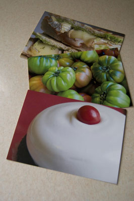 Postcards can be sent out as thank-you notes and reminders.