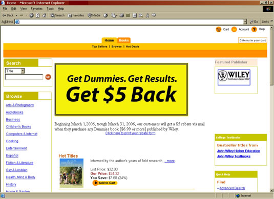 banner ads examples. Internet anner ad.
