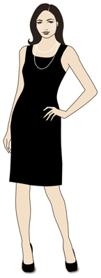 Pearls and pumps make the LBD simple yet chic.