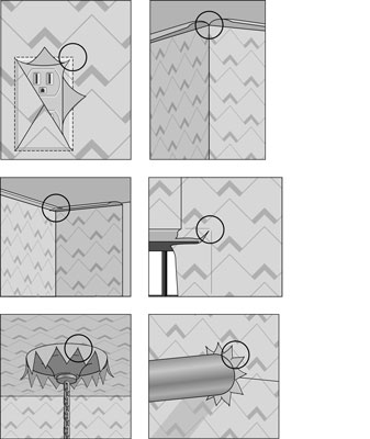 wallpaper seams. How to Make Wallpaper Seams