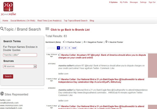 Samepoint brand search.