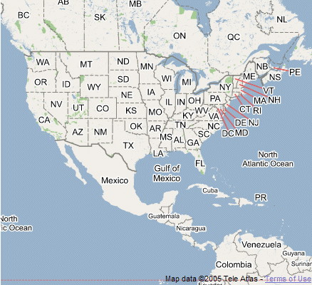 United States Map Longitude Latitude