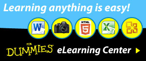 Learning anything is easy with For Dummies eLearning!