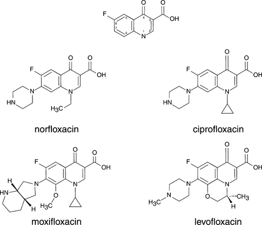 Fluoroquinolones Structure