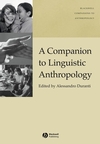 A Companion to Linguistic Anthropology (1405144300) cover image
