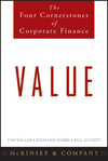 Value: The Four Cornerstones of Corporate Finance (0470424605) cover image