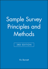 Sample Survey Principles and Methods, 3rd Edition (0470685905) cover image