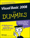 Visual Basic 2008 For Dummies (0470374306) cover image Visual Basic 2008 For Dummies (0470374306) cover image