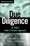 Due Diligence: An M&A Value Creation Approach (0470375906) cover image