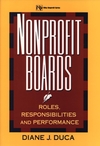 Nonprofit Boards: Roles, Responsibilities, and Performance (0471130206) cover image