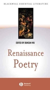 Renaissance Poetry (0631230106) cover image