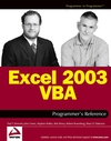 Excel 2003 VBA Programmer's Reference (0764556606) cover image