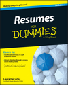 Resumes For Dummies, 7th Edition (1118982606) cover image Resumes For Dummies, 7th Edition (1118982606) cover image